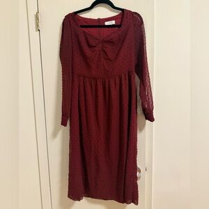 Rihoas Burgundy Dress